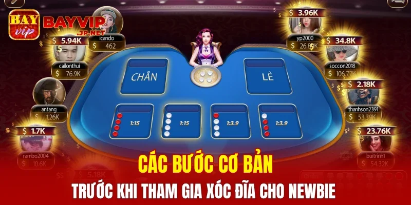 Các bước cơ bản trước khi tham gia xóc đĩa cho newbie